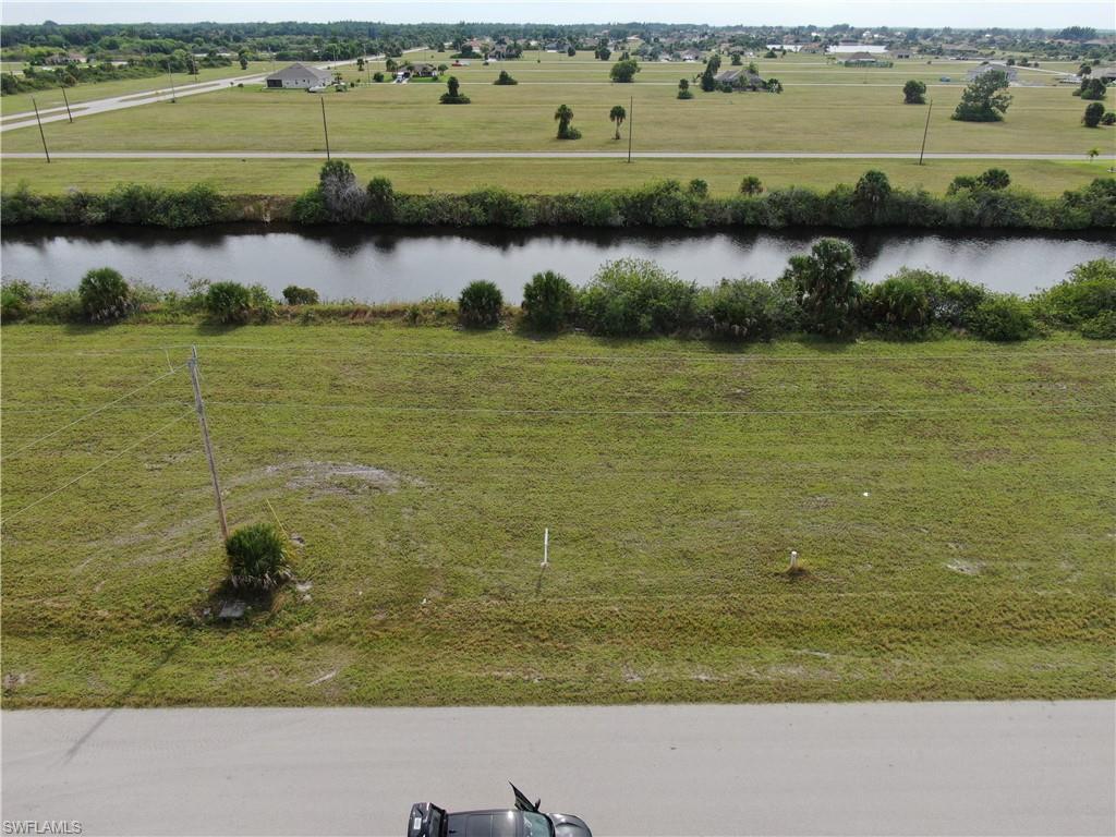 An aerial view of a vacant parcel of land located at 4102 NW 39th Ln